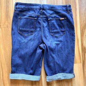 Chicos SO Slimming Stretch Blue Denim Girlfriend Shorts